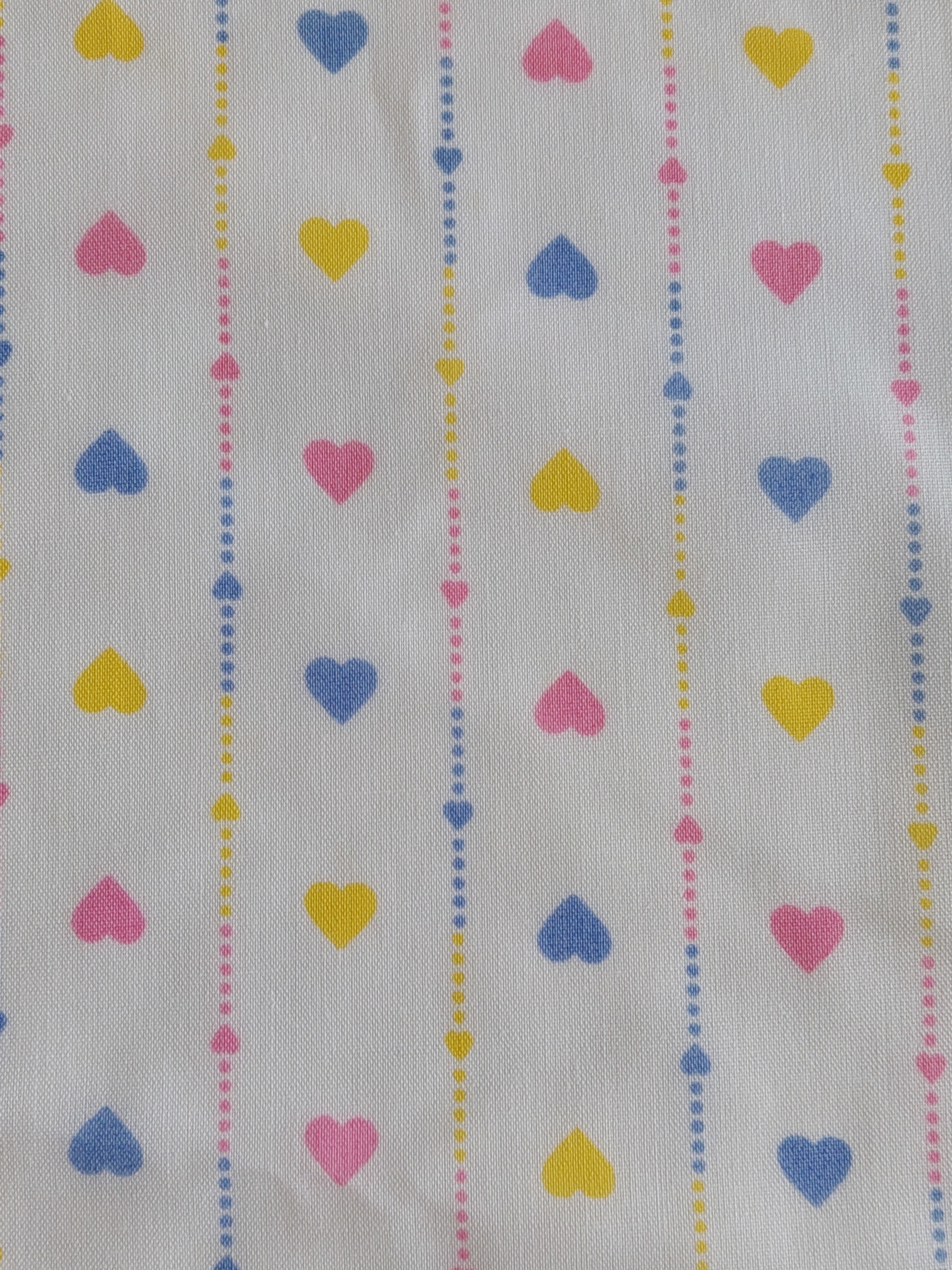 1.37m 90s Baby Love Hearts Cotton